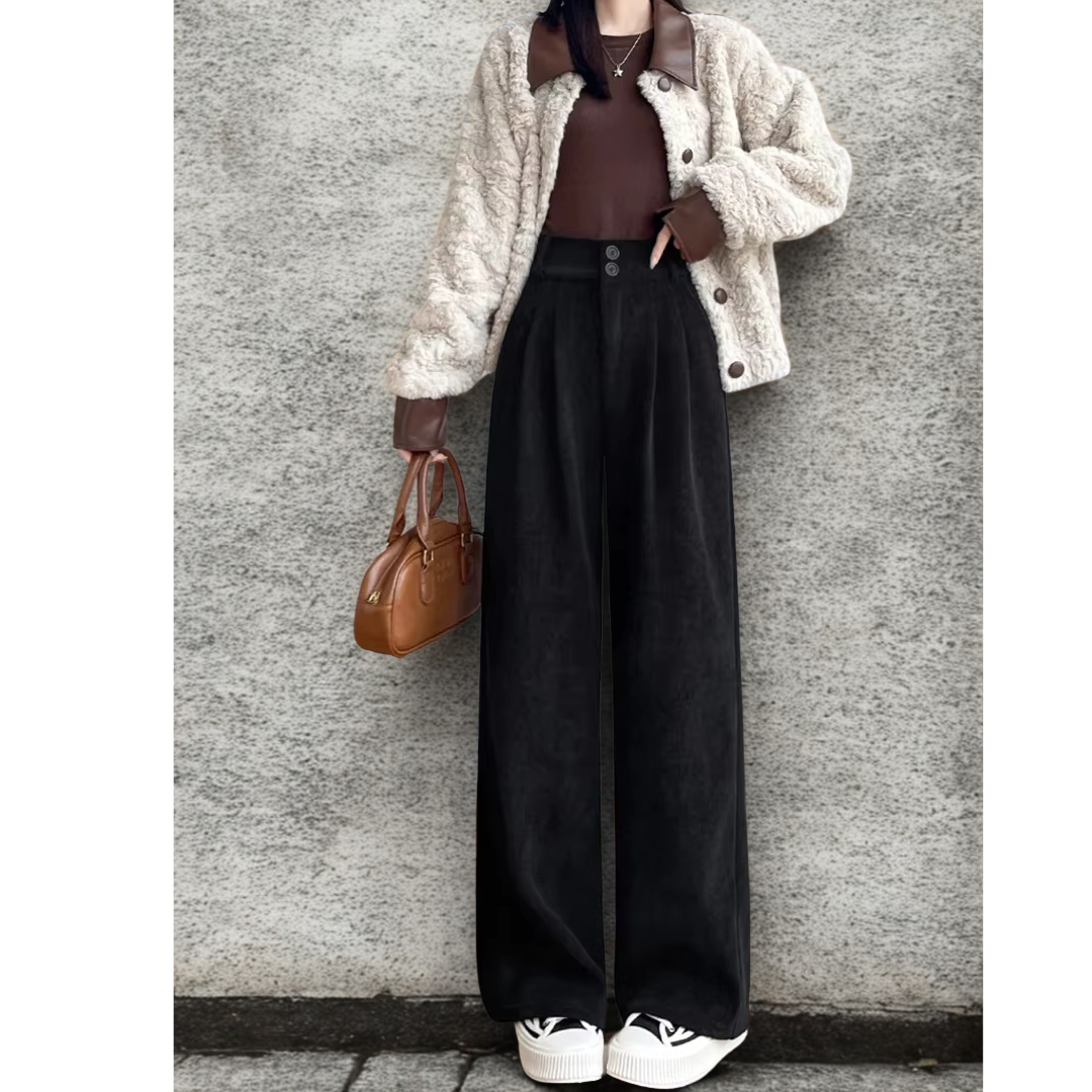 Camille – מכנס קורדרוי חמימה ונינוחה