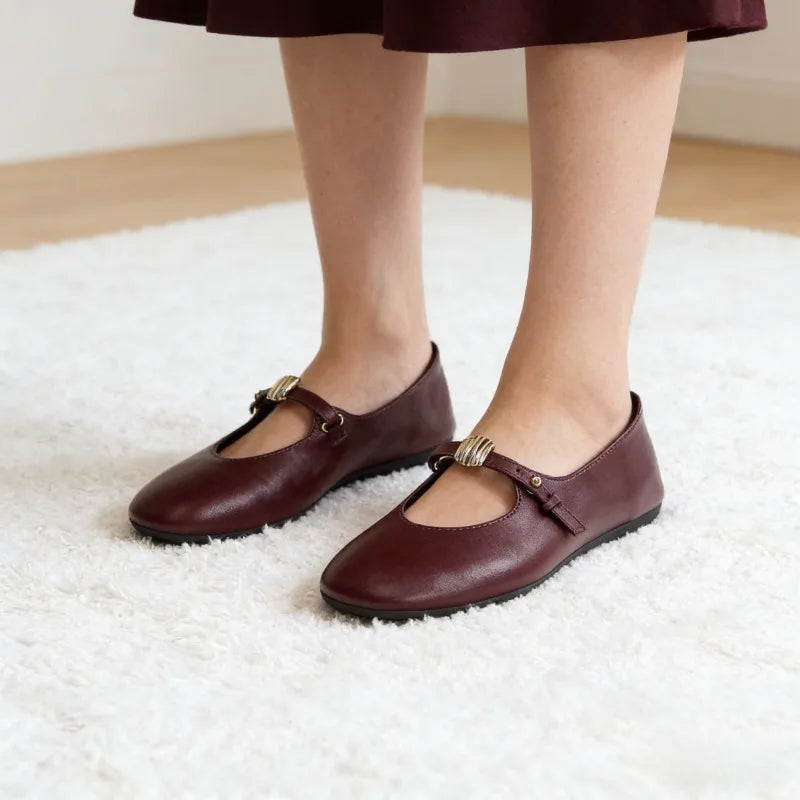 Marvelle – נעלי Mary Jane עם עיטור מטאלי