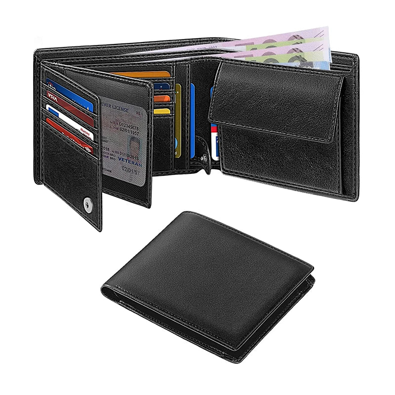 ארנק לגבר עם נוכחות – 15 תאים, הגנה RFID ועיצוב אלגנטי שלא מתפשר