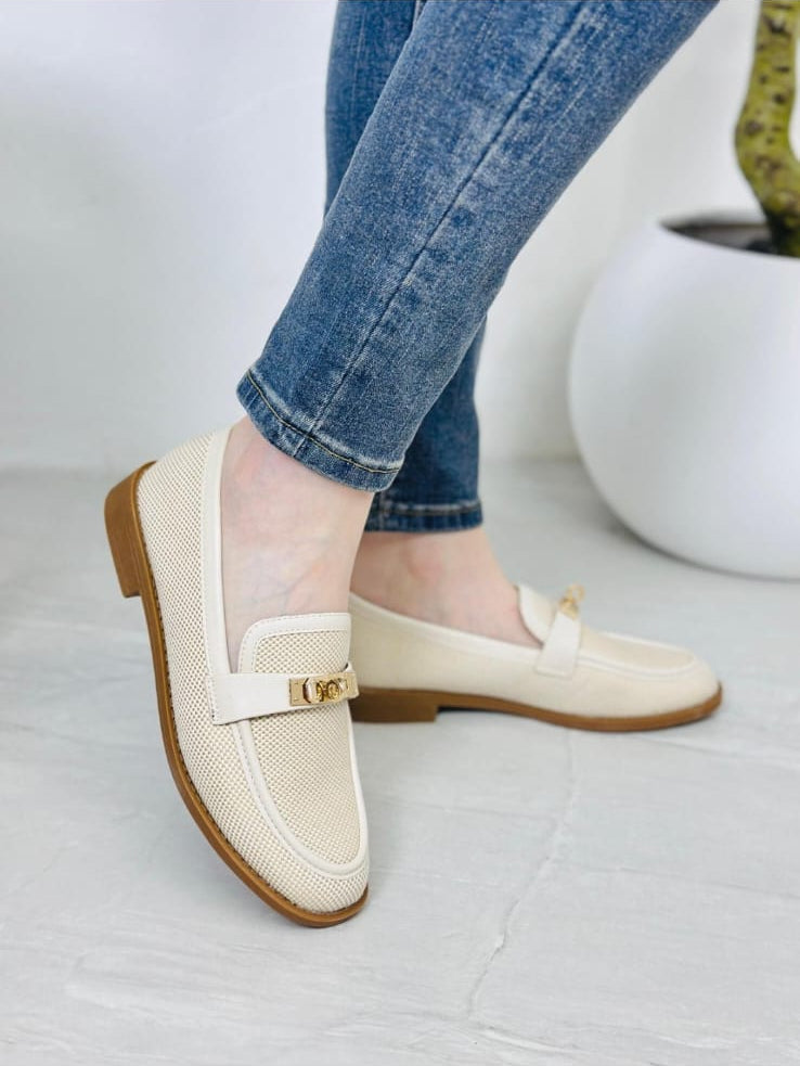 Sophia – Loafers עם אבזם מוזהב
