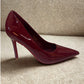 Olivia – Stiletto Heels בצבע אדום לכה