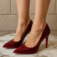 Olivia – Stiletto Heels בצבע אדום לכה
