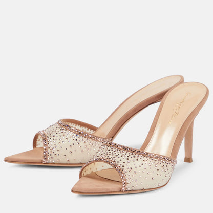 Bellatrix – כפכפי עקב סטילטו משובצי אבנים