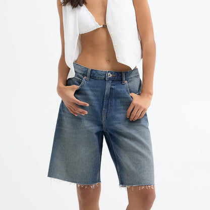 NOVARA – מכנסי ברמודה ג׳ינס