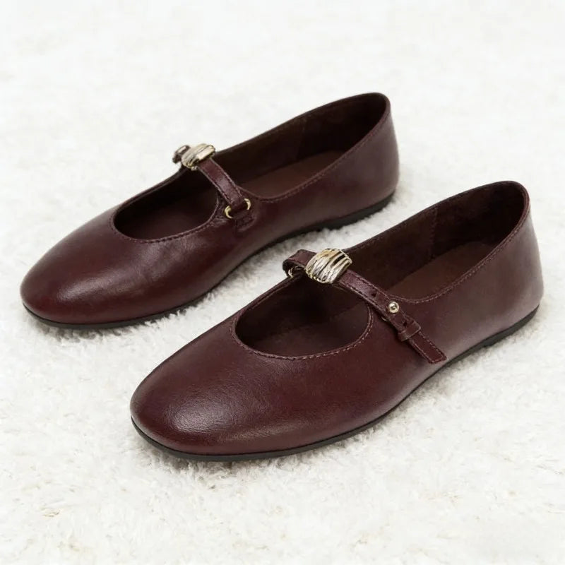 Marvelle – נעלי Mary Jane עם עיטור מטאלי