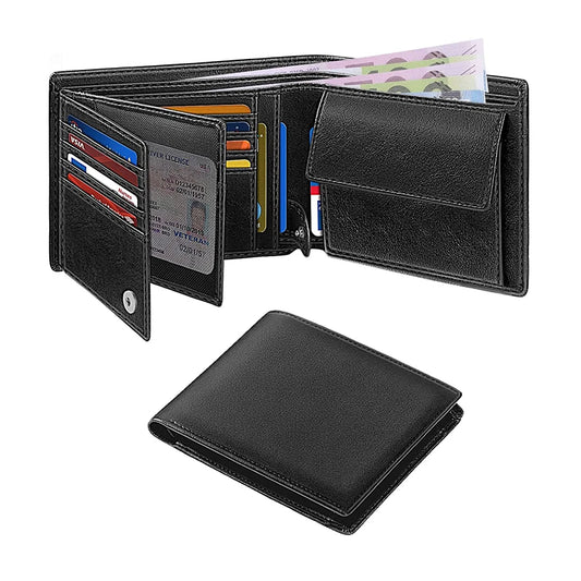 ארנק לגבר עם נוכחות – 15 תאים, הגנה RFID ועיצוב אלגנטי שלא מתפשר