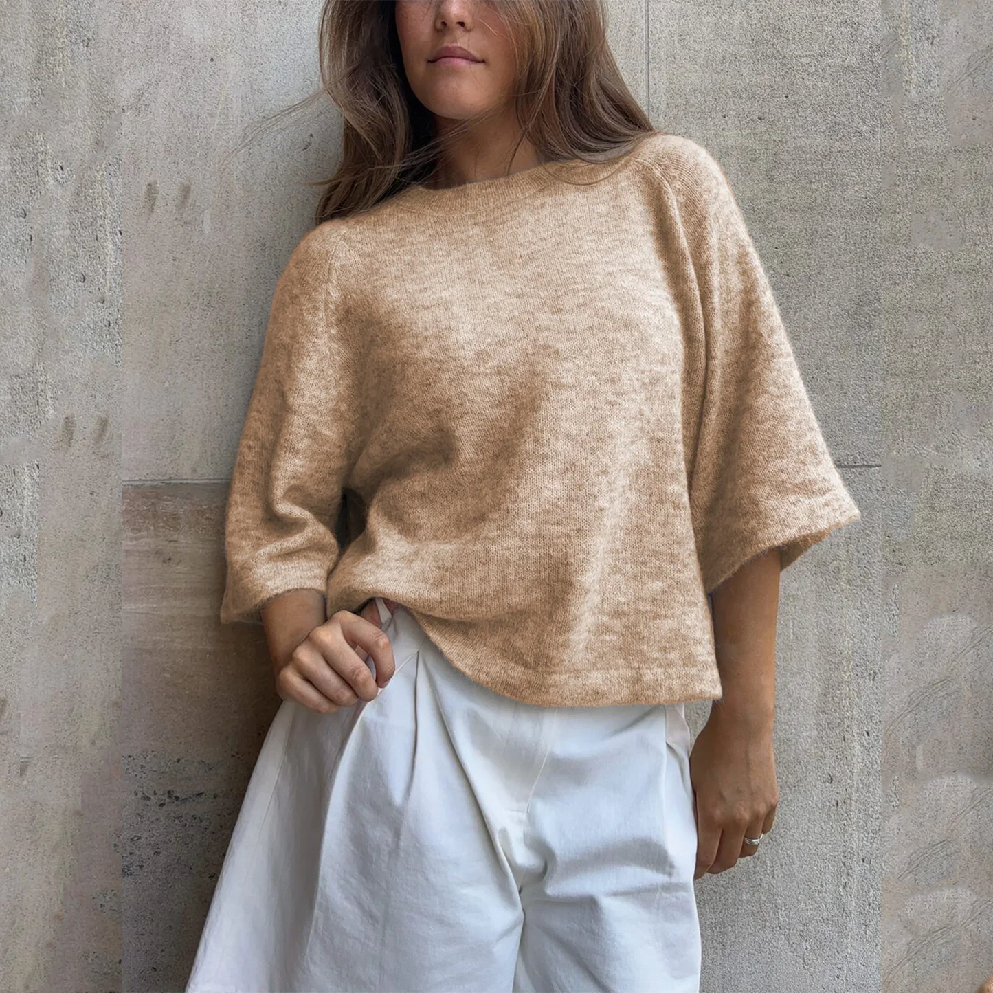 סריג Léonie – רך, נקי ועל־זמני