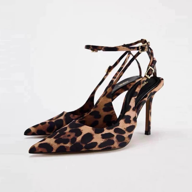 Viperé – סנדלי עקב בהדפס נחש יוקרתי