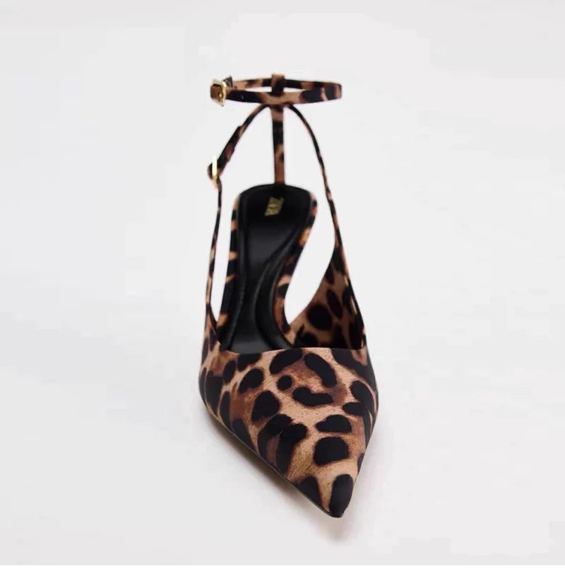 Viperé – סנדלי עקב בהדפס נחש יוקרתי