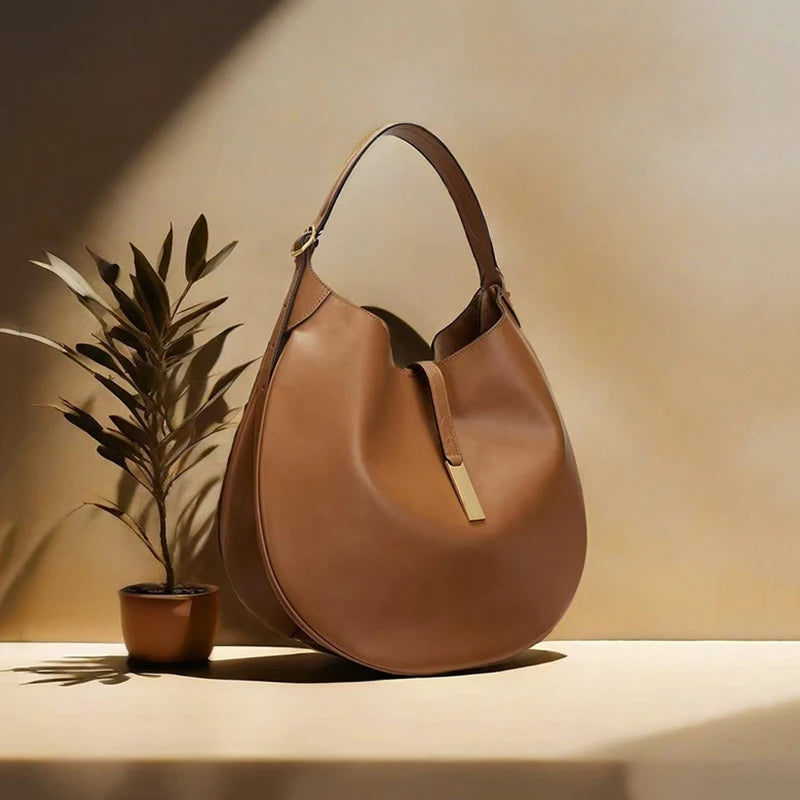 CANDELA תיק כתף זמש רטרו