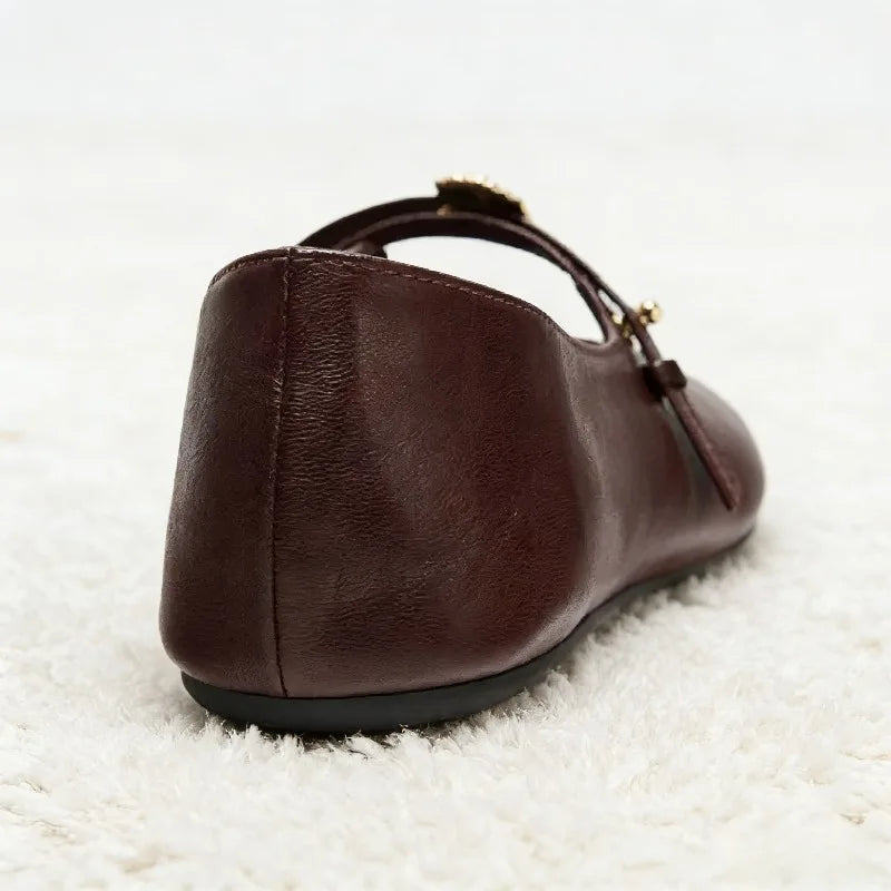 Marvelle – נעלי Mary Jane עם עיטור מטאלי