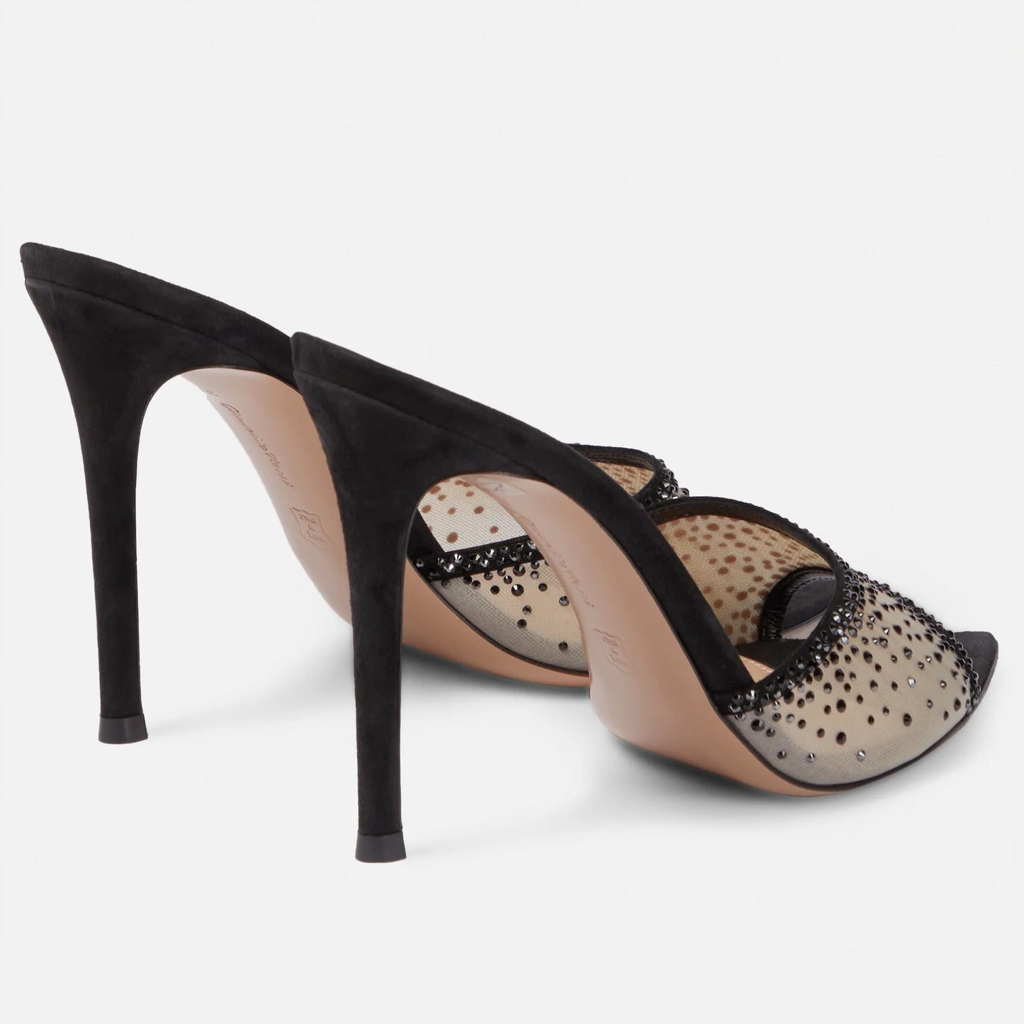 Bellatrix – כפכפי עקב סטילטו משובצי אבנים