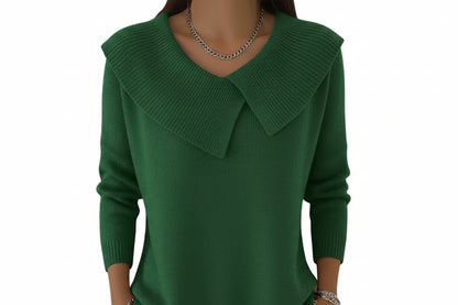 Lunette – סריג סרוג עם צווארון דש ושרוול ארוך