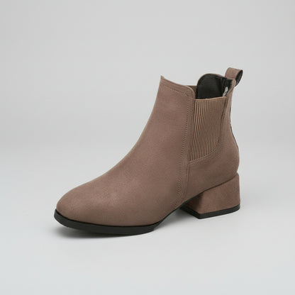 Marvella – מגפוני קורדרוי עם עקב ריבועי ונוחות מושלמת לחורף